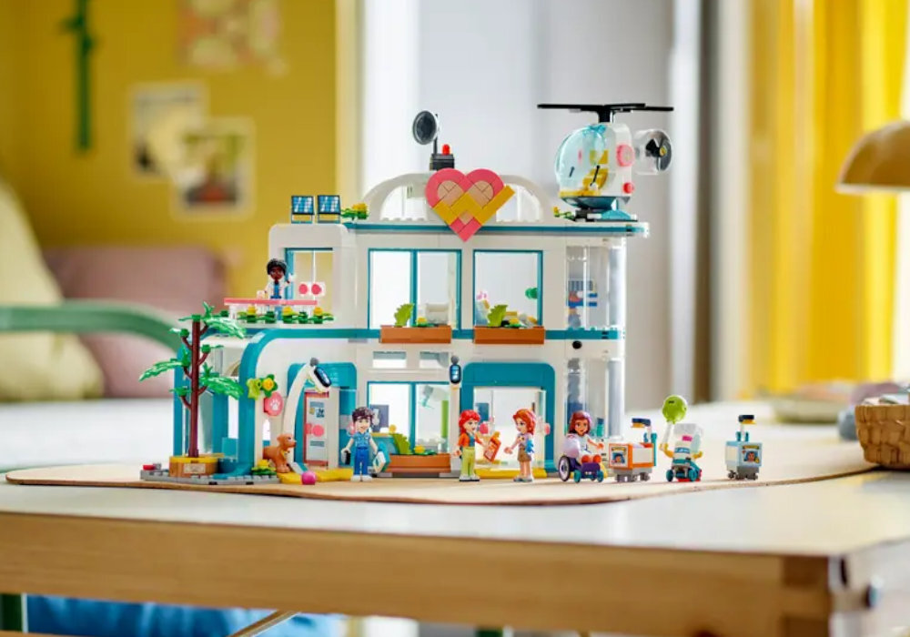 LEGO 42621 Friends Szpital w mieście Heartlake zabawa edukacja rozwój wyposażenie kreatywność