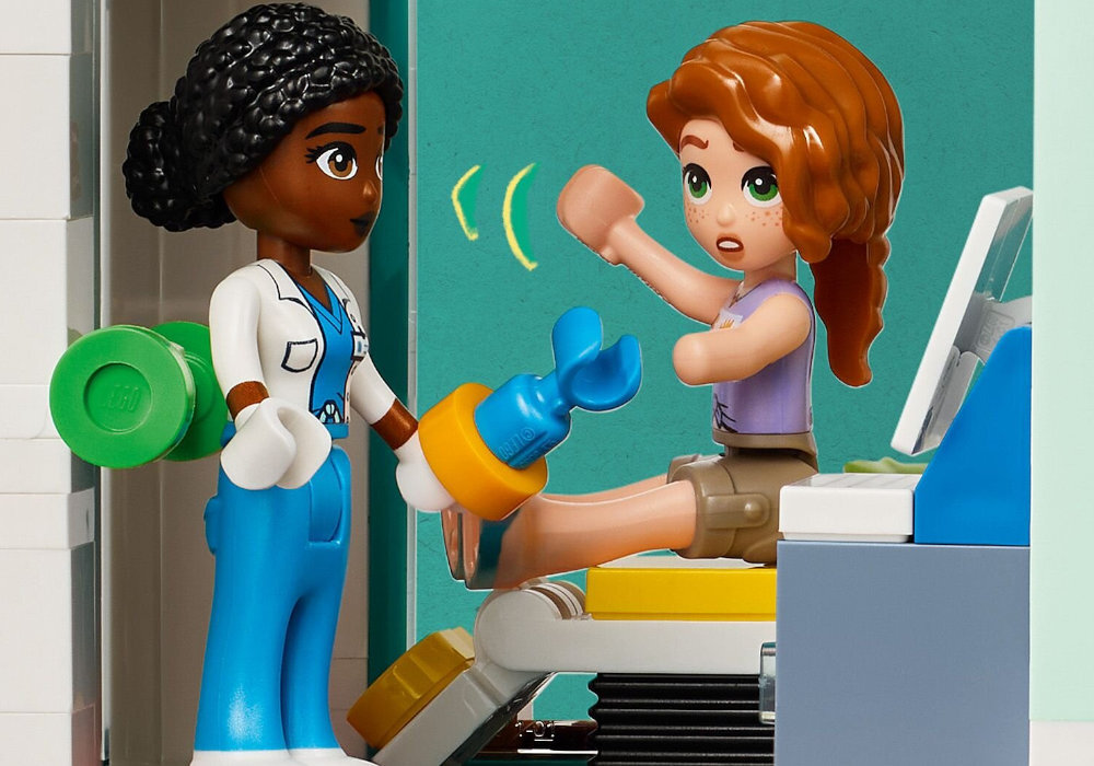 LEGO 42621 Friends Szpital w mieście Heartlake zabawa edukacja rozwój wyposażenie kreatywność