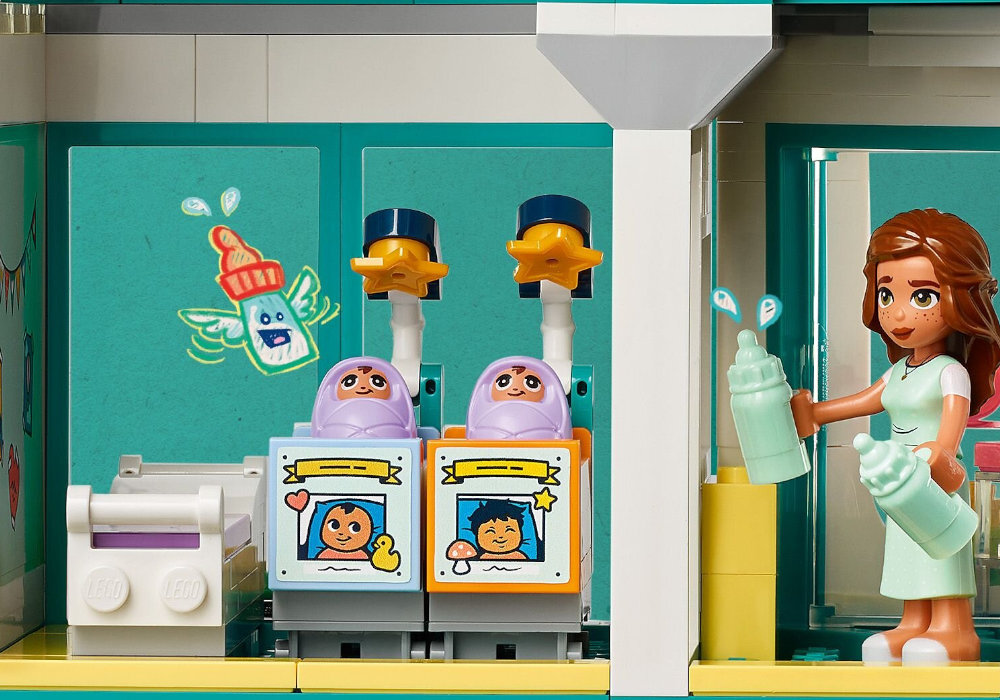 LEGO 42621 Friends Szpital w mieście Heartlake zabawa edukacja rozwój wyposażenie kreatywność