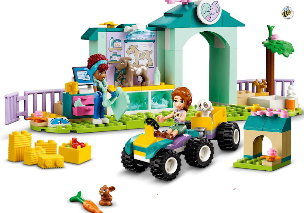 LEGO 42632 Friends Lecznica dla zwierząt gospodarskich zabawa edukacja rozwój wyposażenie kreatywność