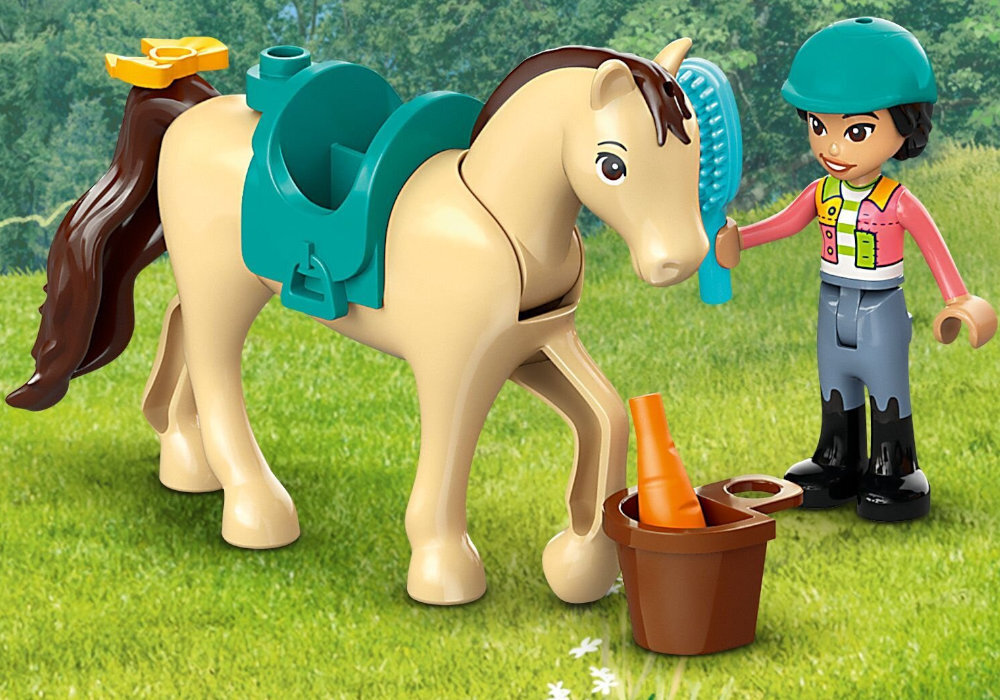 LEGO 42634 Friends Przyczepka dla konia i kucyka zabawa edukacja rozwój wyposażenie kreatywność