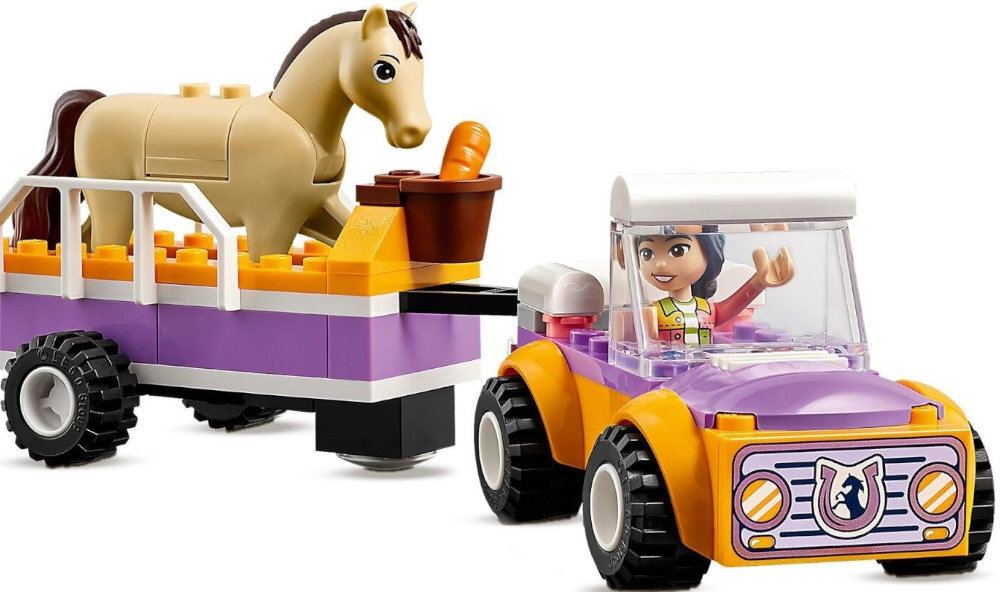 LEGO 42634 Friends Przyczepka dla konia i kucyka zabawa edukacja rozwój wyposażenie kreatywność