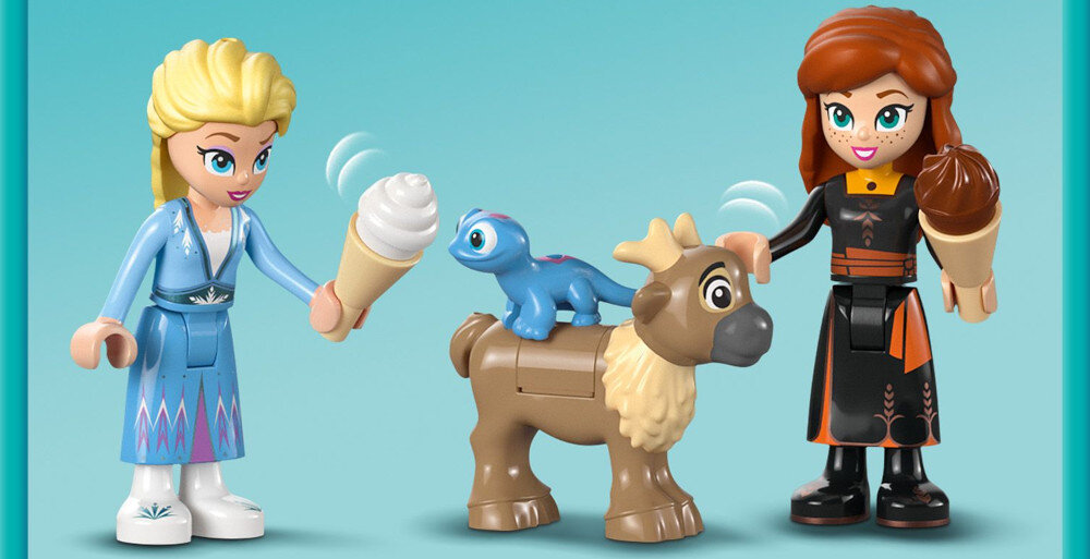 KLOCKI LEGO DISNEY PRINCESS LODOWY ZAMEK ELZY 43238 Anna Elza Bruno Renifer