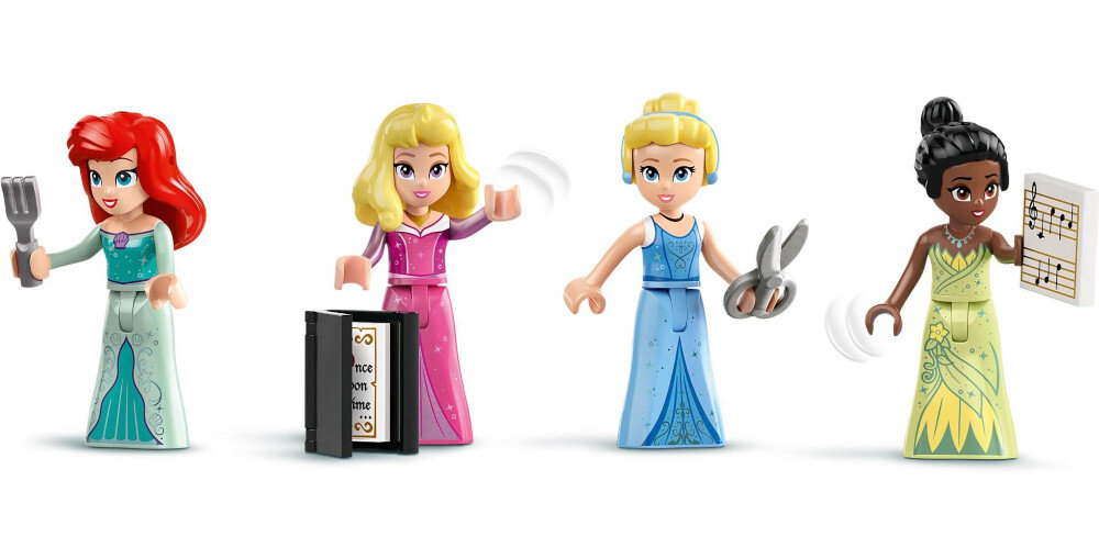 KLOCKI LEGO DISNEY PRINCESS PRZYGODA KSIĘŻNICZKI DISNEYA NA TARGU 43246 minifigurki 4