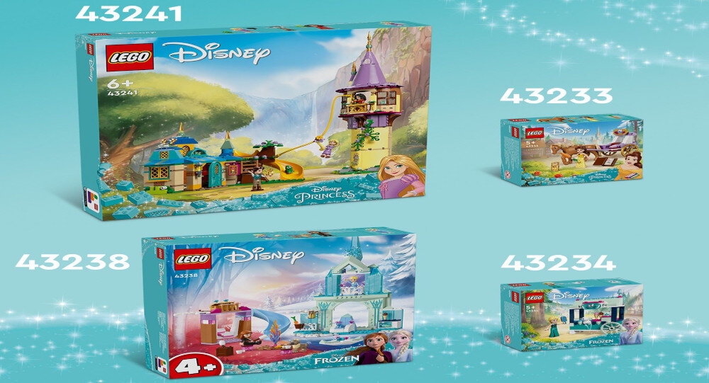 KLOCKI LEGO DISNEY PRINCESS PRZYGODA KSIĘŻNICZKI DISNEYA NA TARGU 43246 łączenie Zestaw