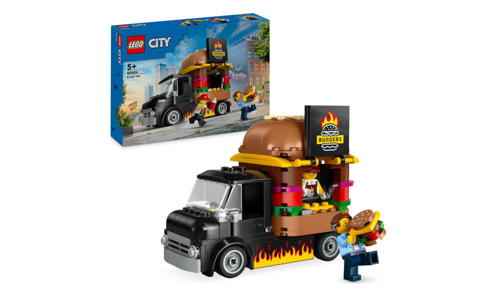 60404 City Ciężarówka z burgerami zestaw elementy dokumentacja