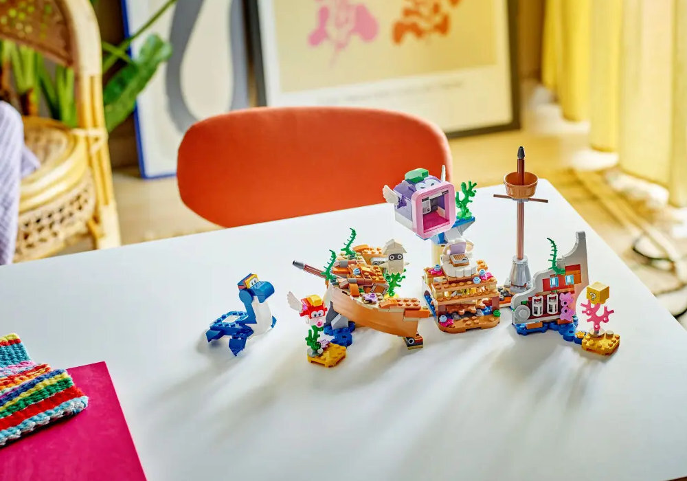 LEGO 71432 Super Mario Przygoda Dorriego we wraku - zestaw rozszerzający zabawa edukacja rozwój wyposażenie kreatywność