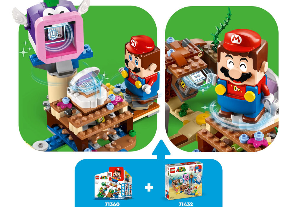 LEGO 71432 Super Mario Przygoda Dorriego we wraku - zestaw rozszerzający zabawa edukacja rozwój wyposażenie kreatywność