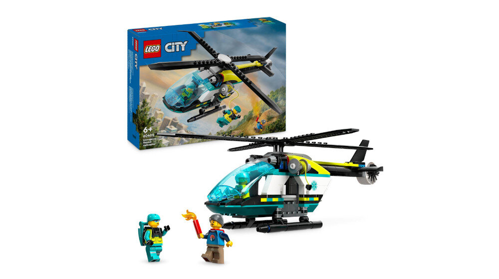 KLOCKI LEGO CITY HELIKOPTER RATUNKOWY 60405 APLIKACJA