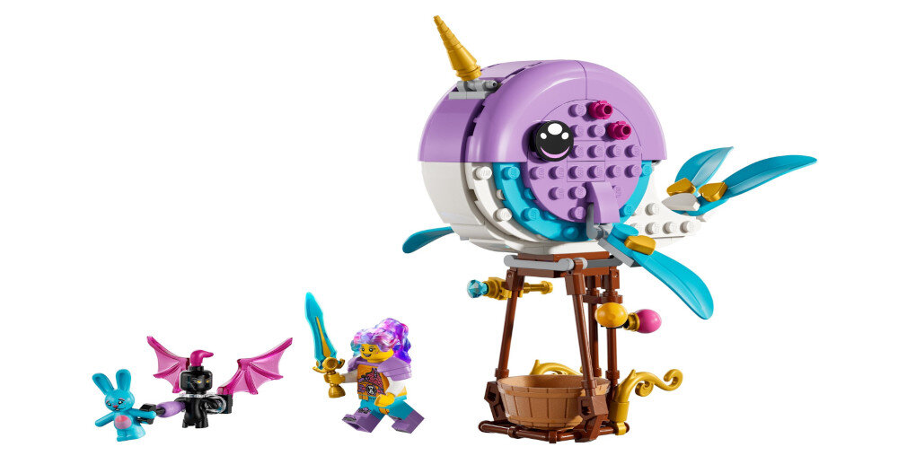 KLOCKI LEGO DREAMZZZ BALON NA OGRZANE POWIETRZE IZZIE 71472 dwie możliwości zestaw przygody rozwijanie kreatywności
