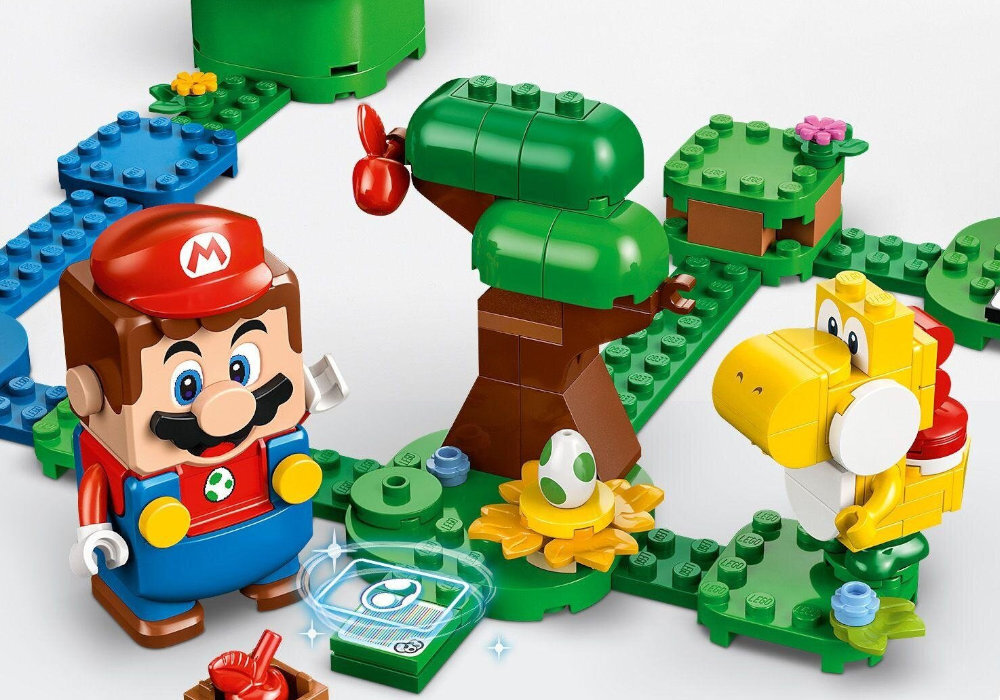 LEGO 71428 Super Mario Niezwykły las Yoshiego - zestaw rozszerzający zabawa edukacja rozwój wyposażenie kreatywność