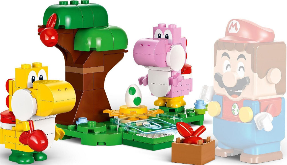 LEGO 71428 Super Mario Niezwykły las Yoshiego - zestaw rozszerzający zabawa edukacja rozwój wyposażenie kreatywność
