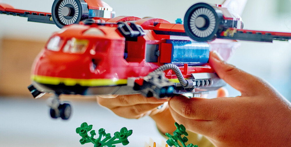 KLOCKI LEGO CITY STRAŻACKI SAMOLOT RATUNKOWY 60413 strażackie misje