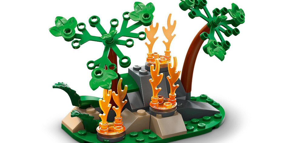 KLOCKI LEGO CITY STRAŻACKI SAMOLOT RATUNKOWY 60413 pożar ogień las sceneria