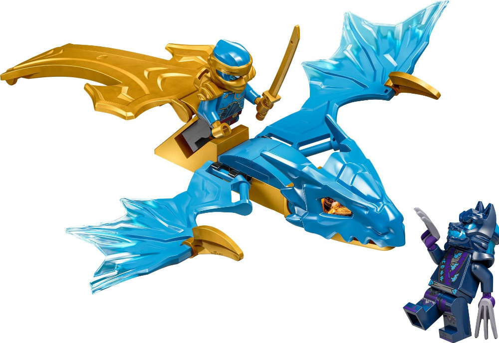 LEGO 71802 NINJAGO Atak powstającego smoka Nyi zabawa edukacja rozwój wyposażenie kreatywność