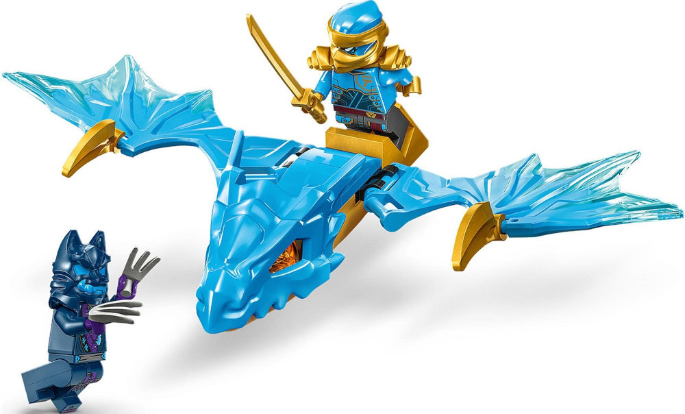 LEGO 71802 NINJAGO Atak powstającego smoka Nyi zabawa edukacja rozwój wyposażenie kreatywność