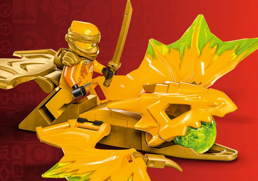LEGO 71802 NINJAGO Atak powstającego smoka Arina zabawa edukacja rozwój wyposażenie kreatywność