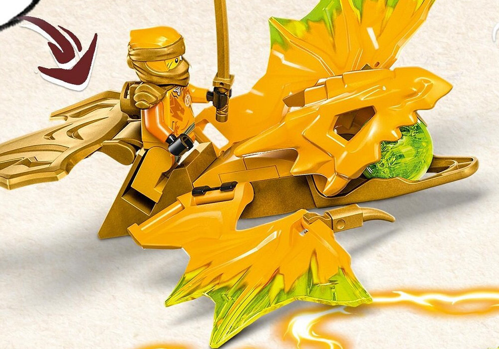 LEGO 71802 NINJAGO Atak powstającego smoka Arina zabawa edukacja rozwój wyposażenie kreatywność