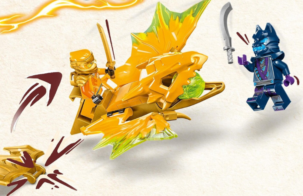 LEGO 71802 NINJAGO Atak powstającego smoka Arina zabawa edukacja rozwój wyposażenie kreatywność