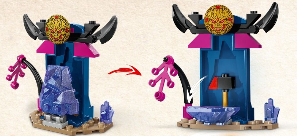 LEGO 71804 NINJAGO Mech bojowy Arina klocki elementy zabawa łączenie figurki akcesoria figurka zestaw
