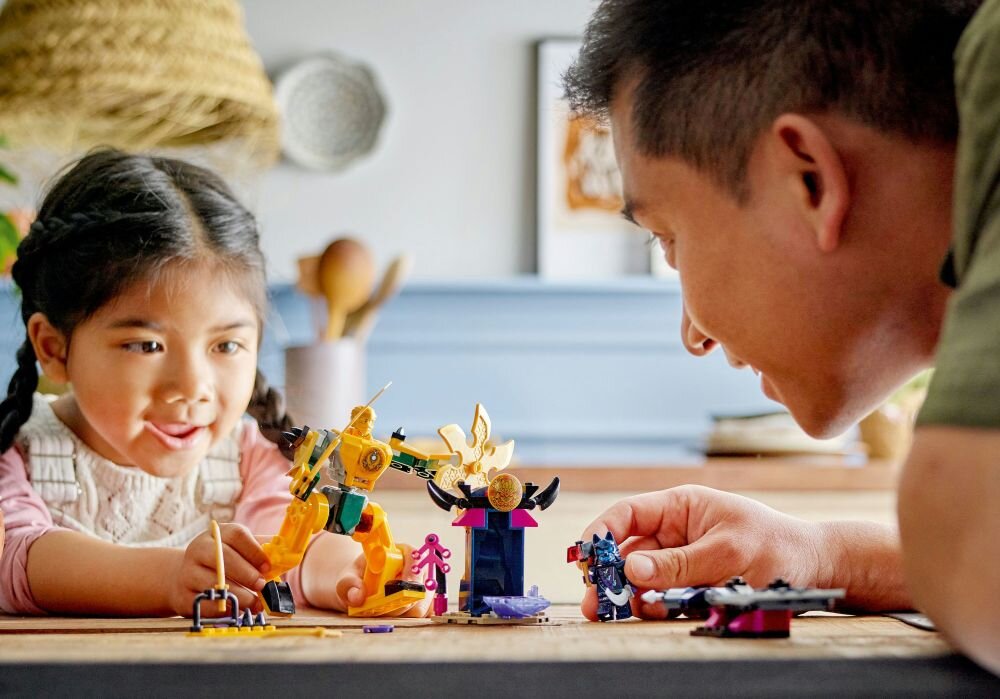 LEGO 71804 NINJAGO Mech bojowy Arina klocki elementy zabawa łączenie figurki akcesoria figurka zestaw