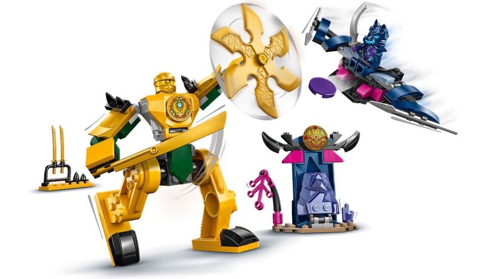 LEGO 71804 NINJAGO Mech bojowy Arina klocki elementy zabawa łączenie figurki akcesoria figurka zestaw