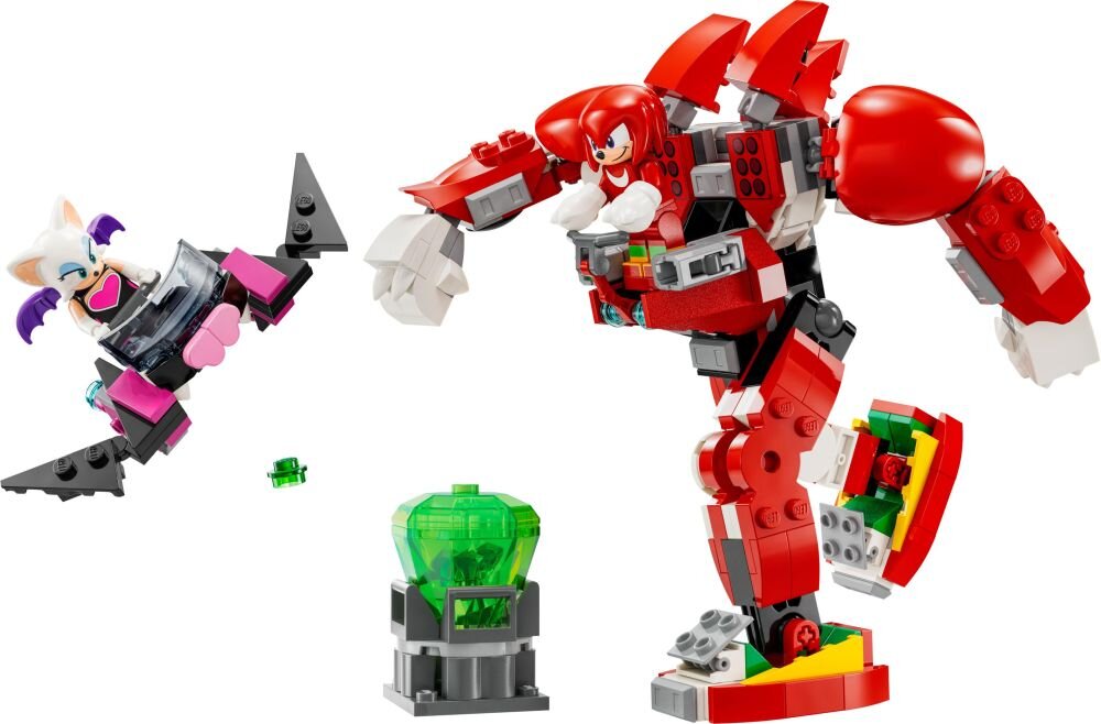 LEGO 76996 Sonic the Hedgehog Knuckles i mech-strażnik klocki elementy zabawa łączenie figurki akcesoria figurka zestaw