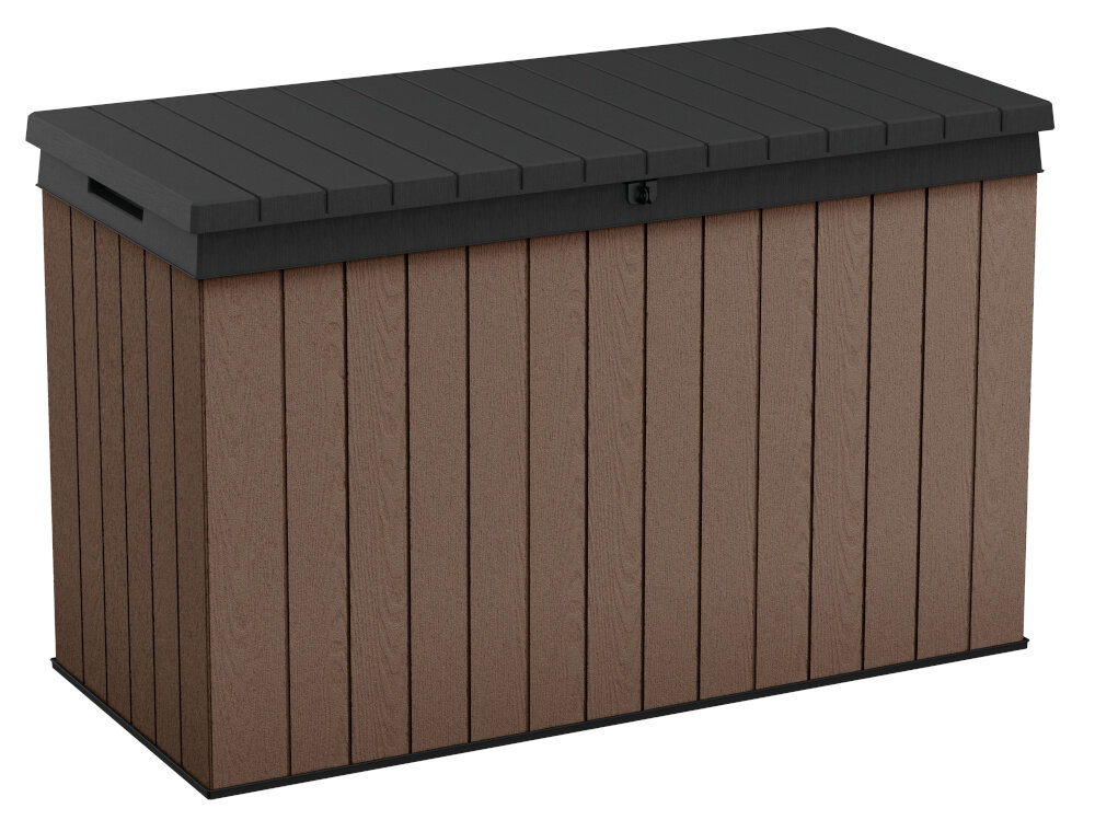 Skrzynia ogrodowa KETER Darwin Box 255157 662L Brązowy mocna wytrzymala pieknie zaprojektowana estetycznie wykonczona niezbedny mebel ogrodowy praktyczne skladowanie
