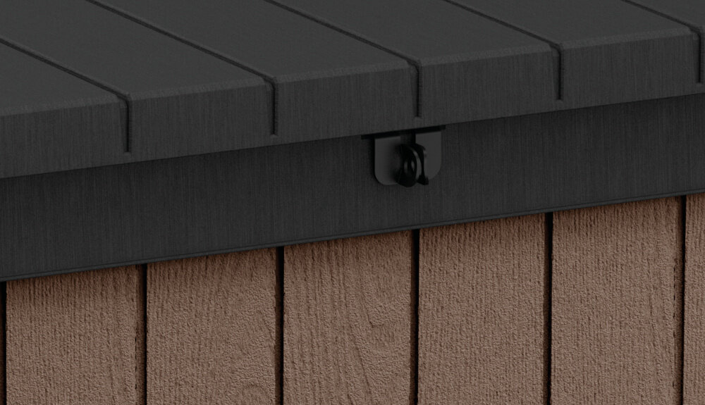 Skrzynia ogrodowa KETER Darwin Box 255157 662L Brązowy mozliwosc zastosowania klodki