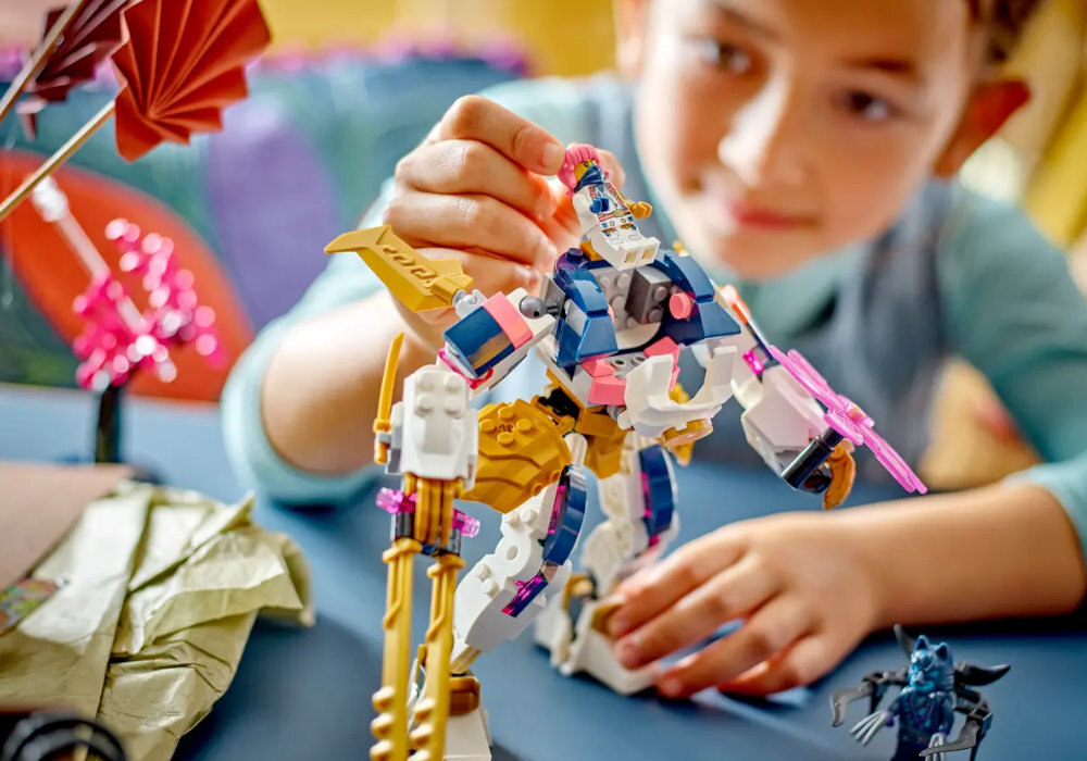 LEGO 71807 NINJAGO Mech żywiołu technologii Sory zabawa edukacja rozwój wyposażenie kreatywność