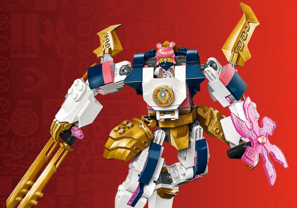 LEGO 71807 NINJAGO Mech żywiołu technologii Sory zabawa edukacja rozwój wyposażenie kreatywność