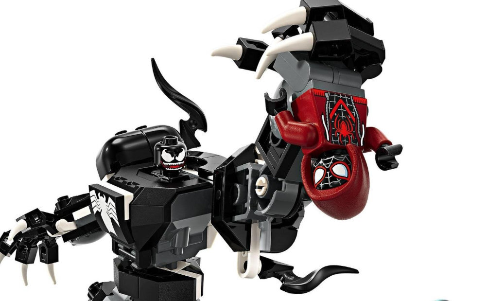 LEGO 76276 Marvel Mechaniczna zbroja Venoma vs. Miles Morales zabawa edukacja rozwój wyposażenie kreatywność