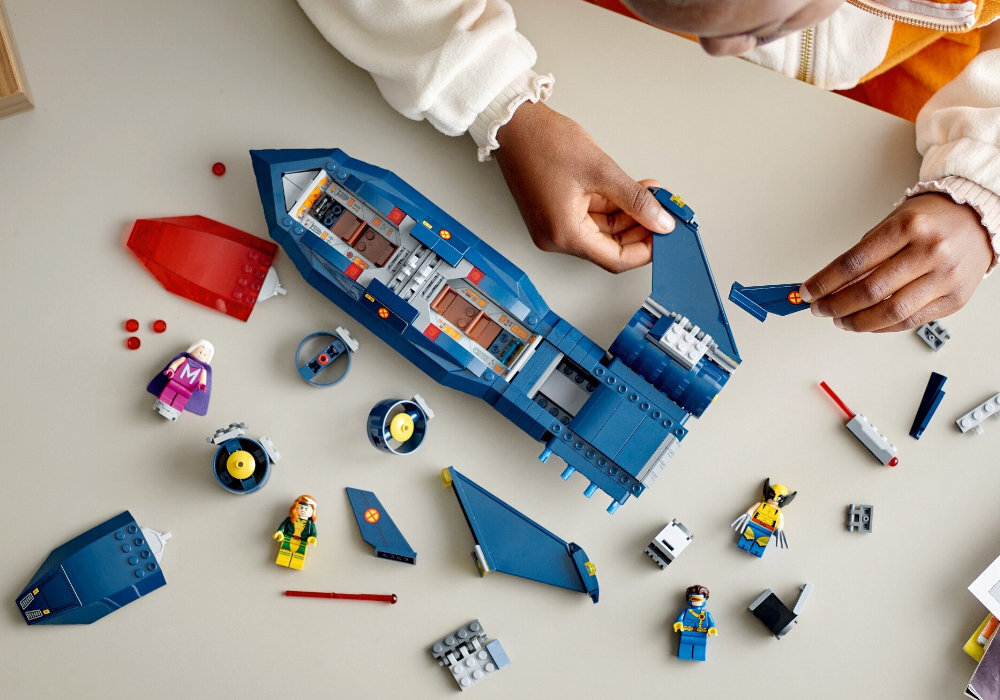 LEGO 76281 Marvel Odrzutowiec X-Menów zabawa edukacja rozwój wyposażenie kreatywność