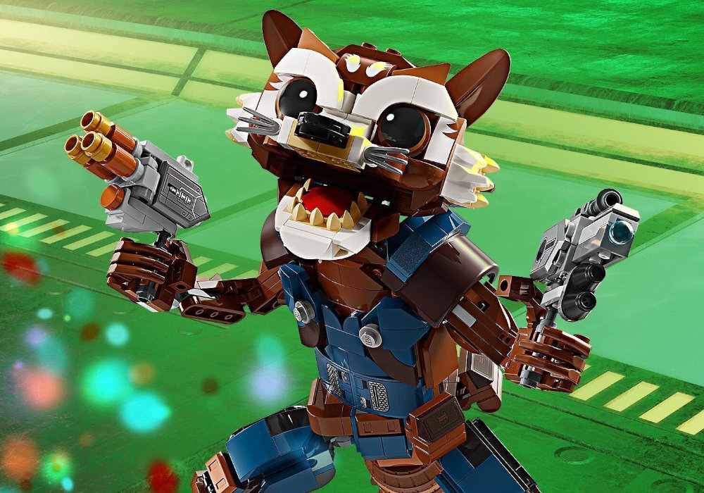 LEGO 76282 Marvel Rocketa i Małego Groota zabawa edukacja rozwój wyposażenie kreatywność