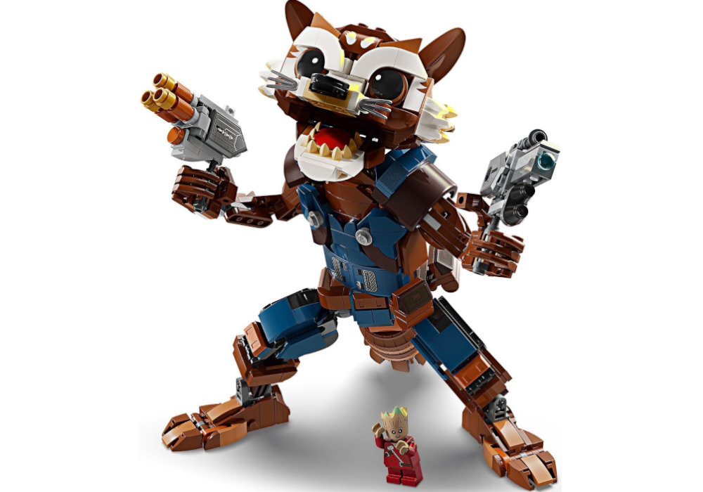 LEGO 76282 Marvel Rocketa i Małego Groota zabawa edukacja rozwój wyposażenie kreatywność
