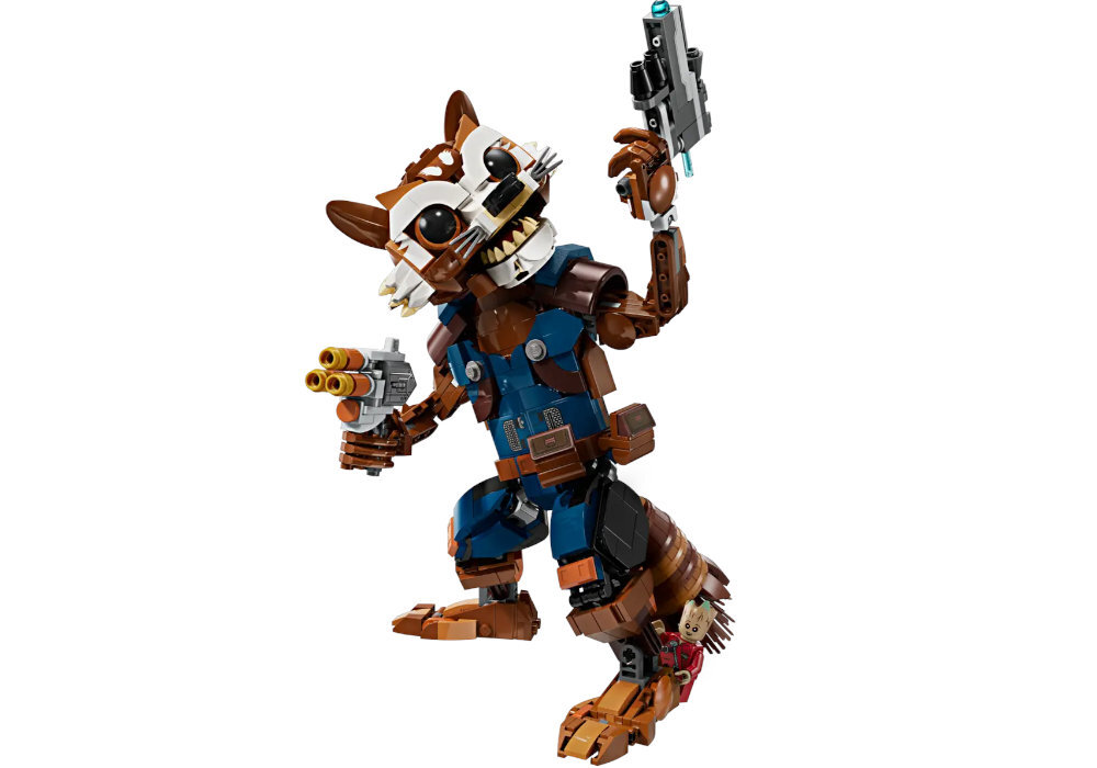 LEGO 76282 Marvel Rocketa i Małego Groota zabawa edukacja rozwój wyposażenie kreatywność