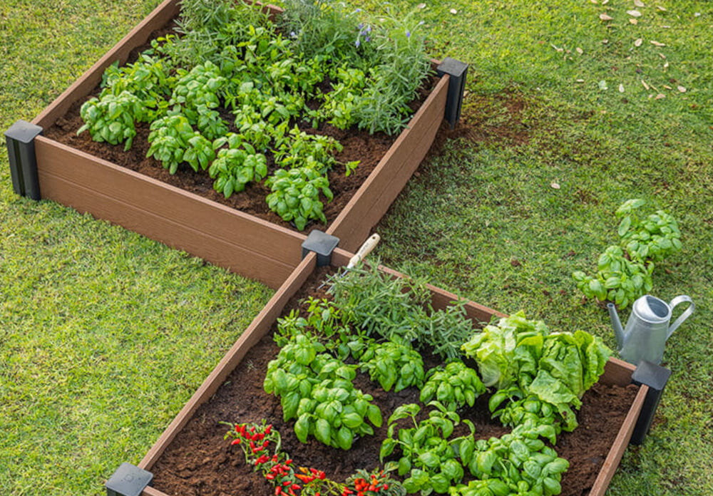 Donica modułowa KETER Vista 252530 Brązowy tworzywo sztuczne latwe do czyszczenia