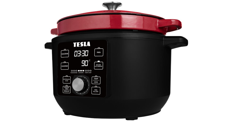 Multicooker TESLA MC600 Pro emalia zeliwno trwalosc