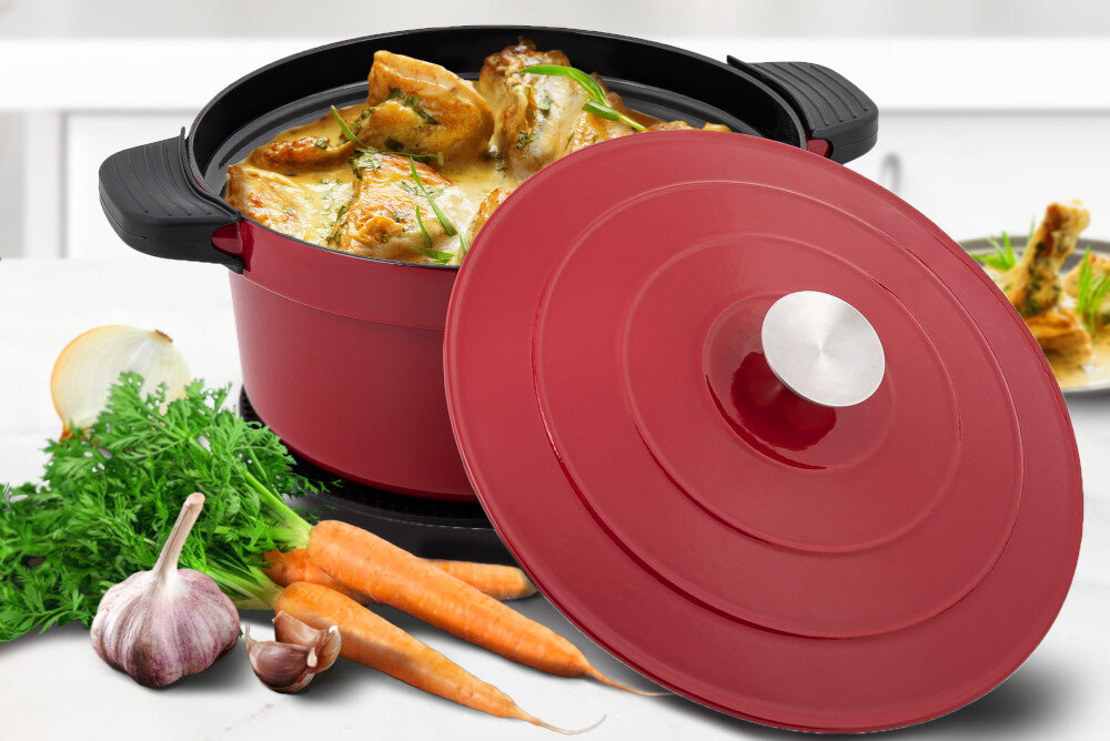 Multicooker TESLA MC600 Pro rownomiernie rozprowadzanie pieczenie gotowanie