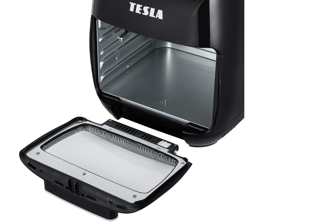 Frytkownica beztłuszczowa TESLA AirCook Grill QG600 Czarno-srebrny Air Fryer latwosc konserwacja 