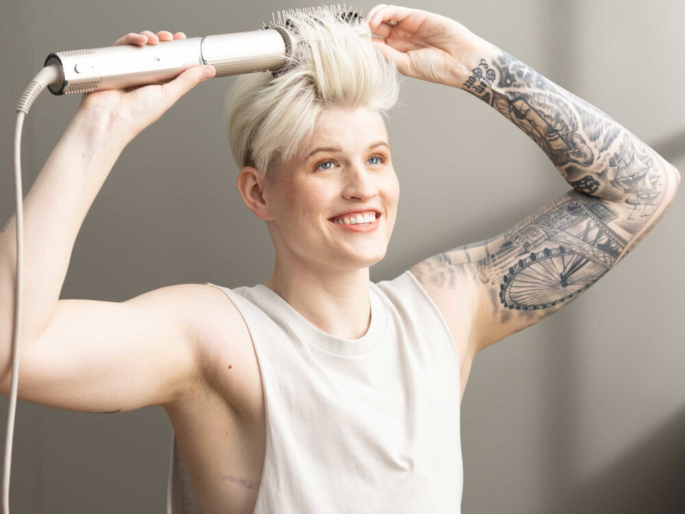 Suszarko-lokówka SHARK HD424SLEU kręcenie loki Efekt Coanda