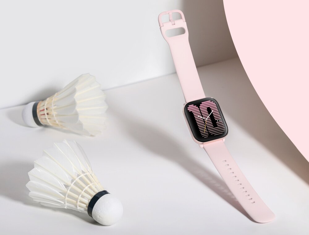 Smartwatch AMAZFIT Active ekran bateria czujniki zdrowie sport pasek ładowanie pojemność rozdzielczość łączność sterowanie krew puls rozmowy smartfon aplikacja