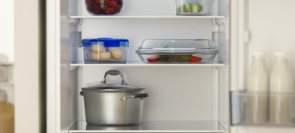 LODÓWKA BEKO B7RCNE408HXBR półki szkło hartowane wytrzymałe trwałe