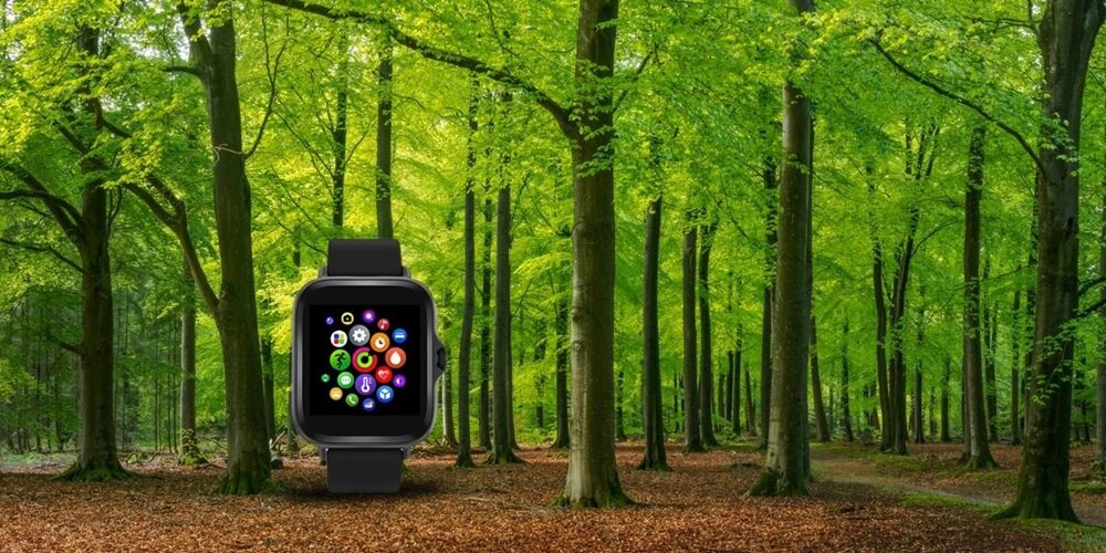 Smartwatch DENVER SWC-156 Czarny towarzysz w dbaniu o codzienne zdrowie, dotykowy ekran tt, elegancki design, funkcja śledzenia
