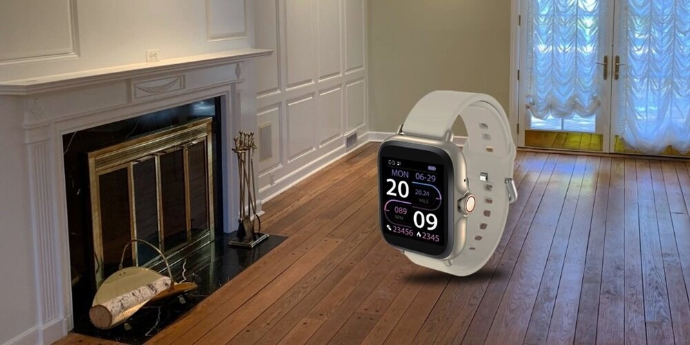 Smartwatch DENVER SWC-156 Czarny dopasowany plan treningowy, funkcja licznika spalonych kalorii, raporty z treningów, wsparcie zdrowego trybu zdrowia