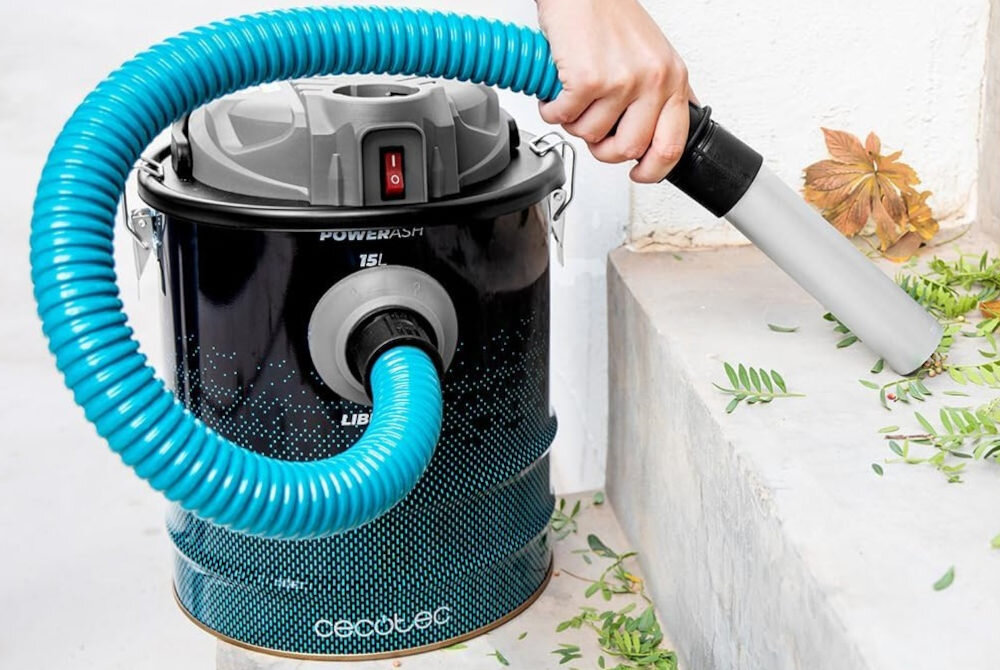 Odkurzacz do popiołu CECOTEC Conga Ash 7000 Liberty 8599 Wytrzymałość na lata Stalowy zbiornik InoxDeposit metalowa rura pojemność