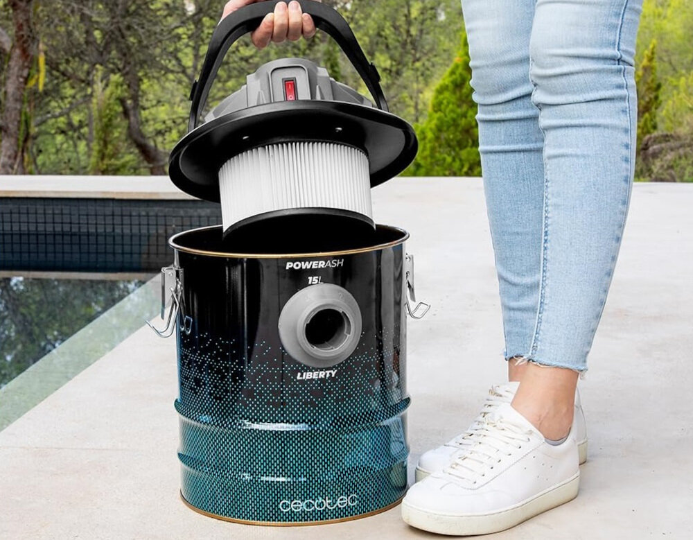 Odkurzacz do popiołu CECOTEC Conga Ash 7000 Liberty 8599  Stała moc System przekierowania powietrza metalowa siatka filtra szybkie czyszczenie 