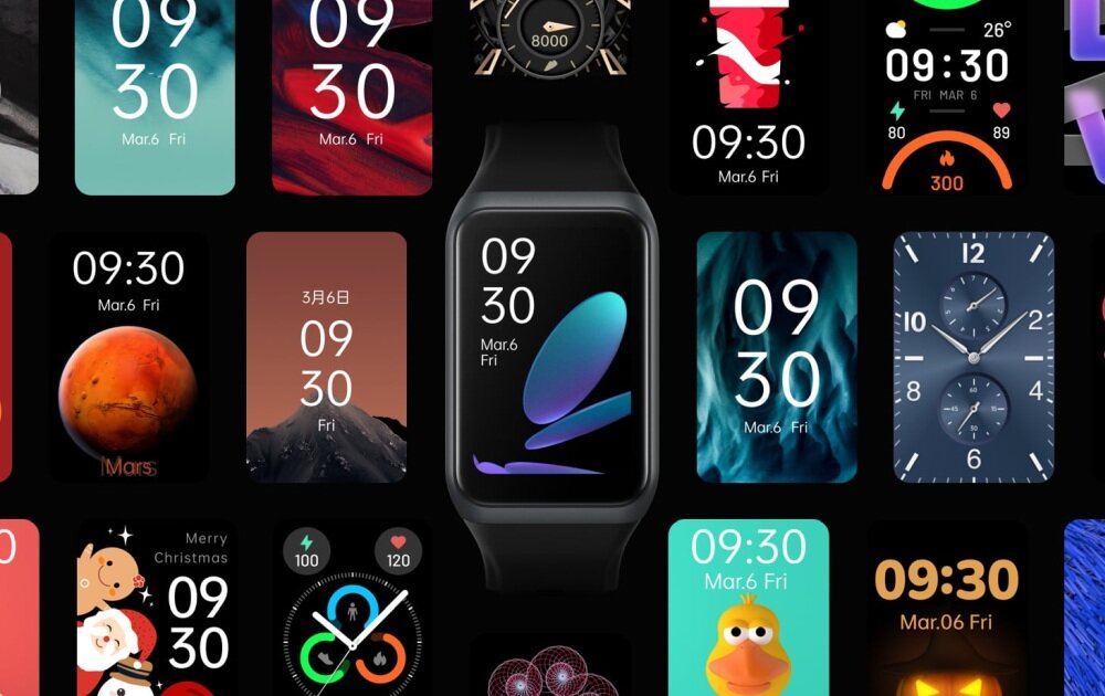Smartband OPPO Band 2 styl kompakt ekran wielkosc obudowa