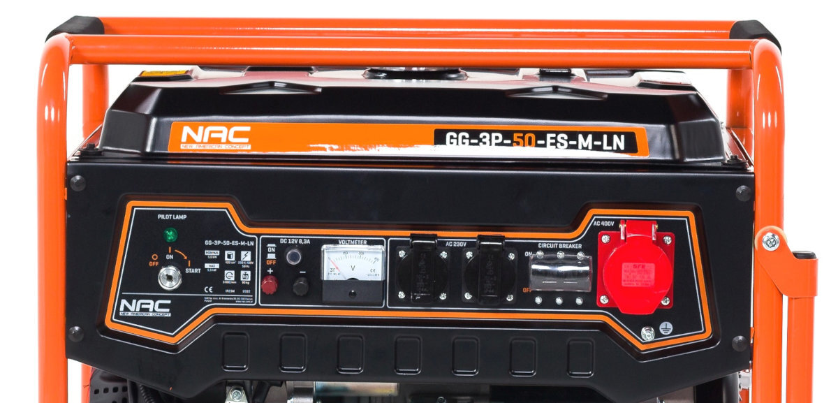 AGREGAT PRĄDOTWÓRCZY INWERTEROWY NAC GG-3P-50-ES-M-LN silnik ekonomiczny czterosuwowy