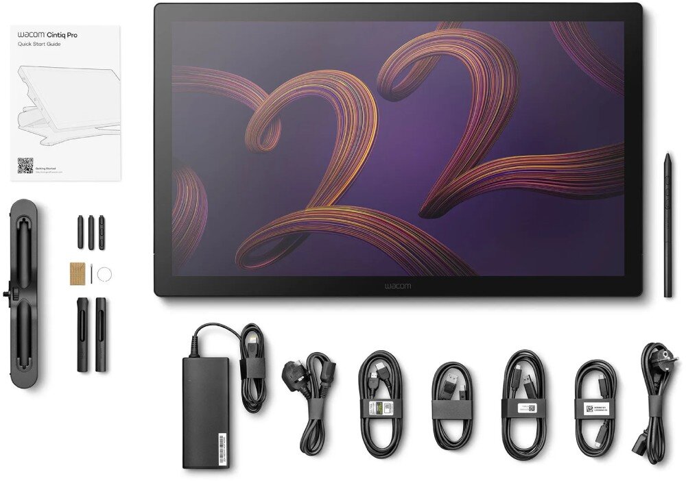 Tablet graficzny WACOM Cintiq Pro 22 akcesoria zestaw
